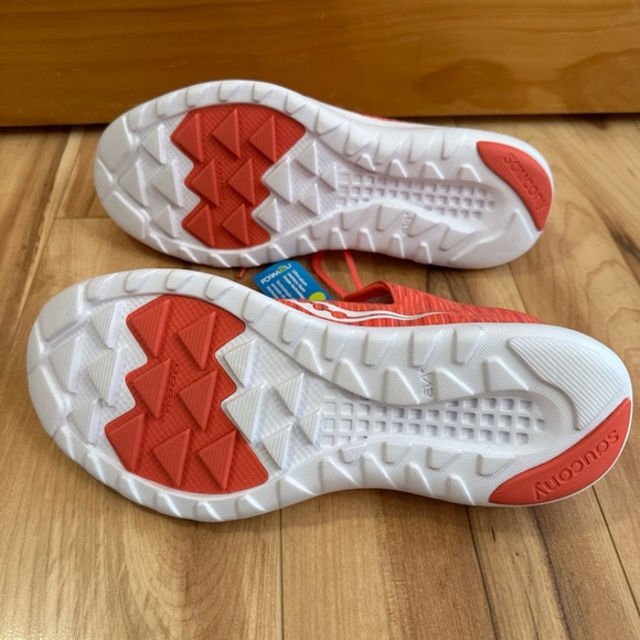Saucony Eros Women’s Sneaker - Size 12 - Coral Multi - NEW - Picture 7 of 10